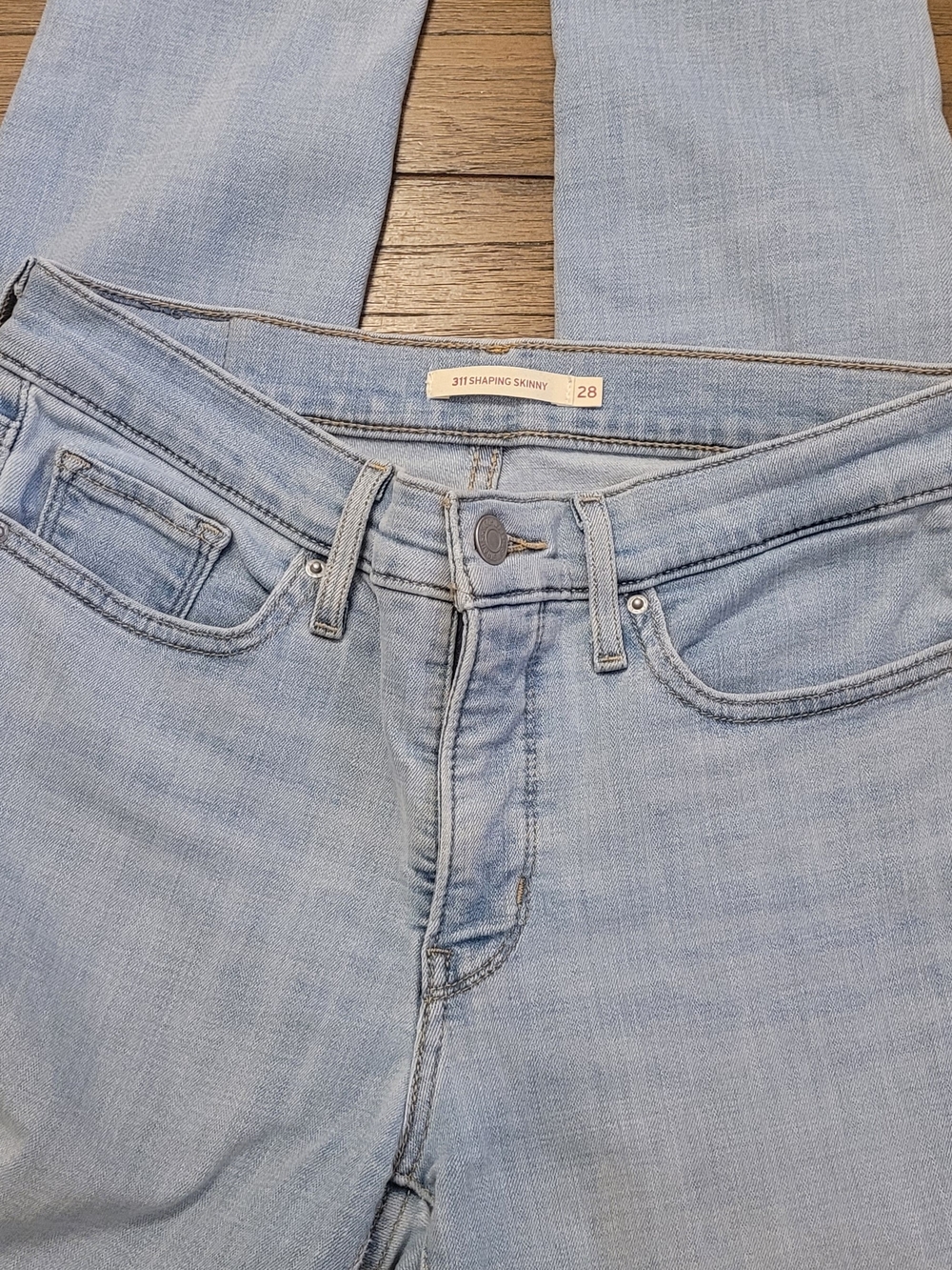 Levi Wrangler Light Blue 311 Shaping Skinny Jeans